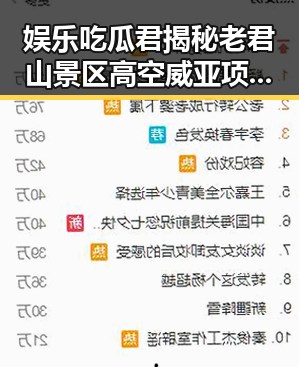 娱乐吃瓜君揭秘老君山景区高空威亚项目致人死亡事件真相引发热议